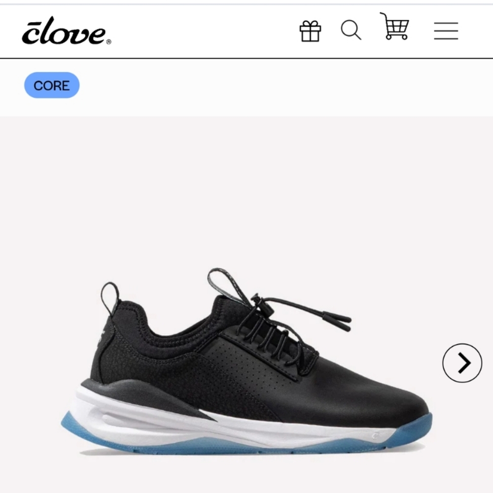 NWOB Clove W10 / M8.5 Black Classic Night Shift‎ Nursing Shoes